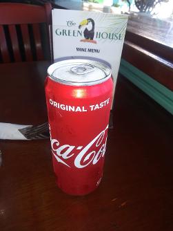old fashioned coca cola in the virgin islands imported from Puerto Rico